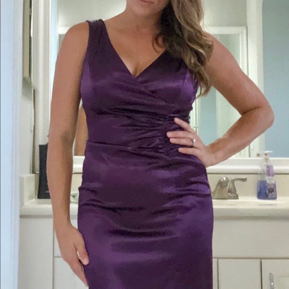 Plum Purple Formal Dress - Picture 4 of 5
